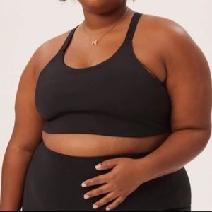 NWT BLACK Lou V-Back Bra